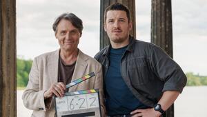 Wolfgang Bahro (l.) mit Felix Kreutzer, der seinen Filmsohn spielt.