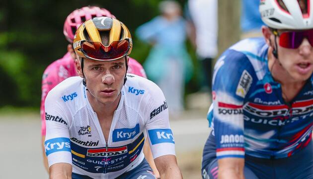 Remco Evenepoel hat bei der Tour de France aufgegeben