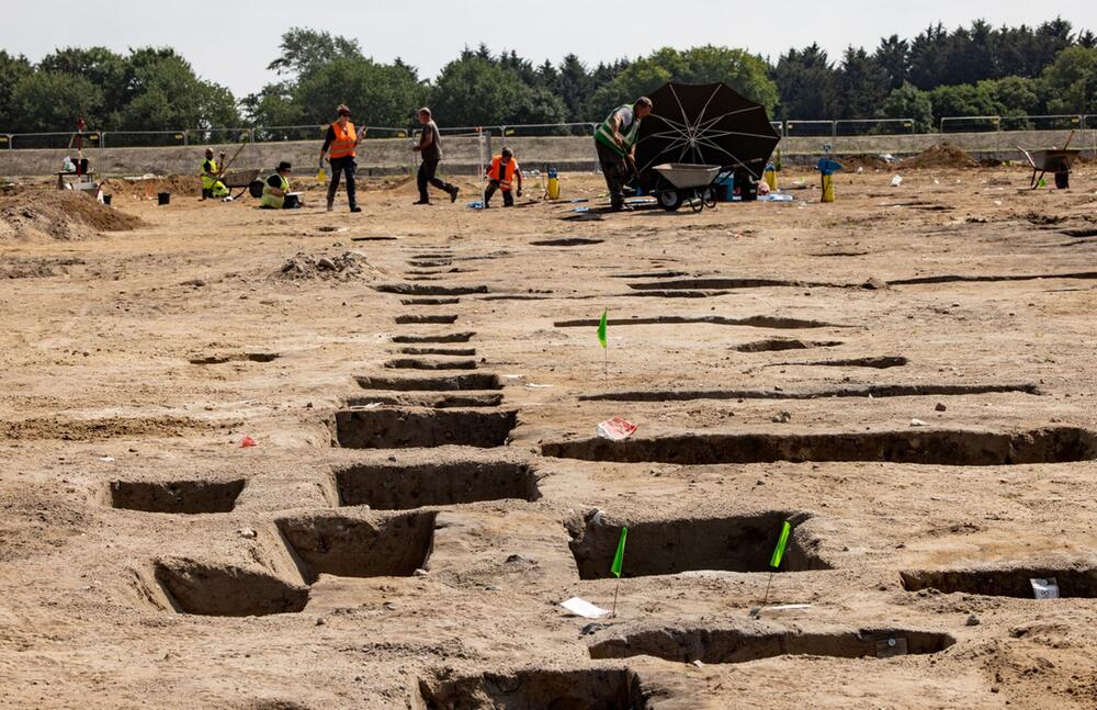 Archäologische Hauptuntersuchung auf dem Northvolt-Gelände