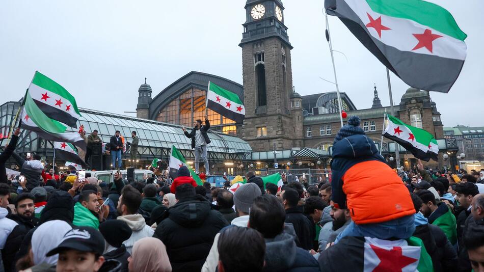 syrische Kundgebung in Hamburg