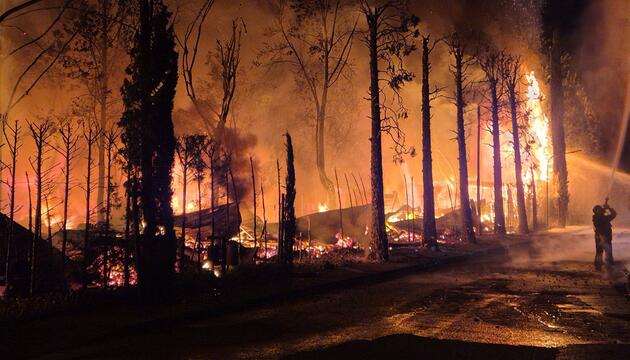 Brand auf Campingplatz am Gardasee