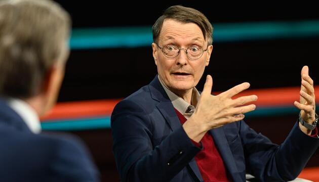 Karl Lauterbach bei "Markus Lanz"