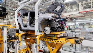 Auto in einer Produktion