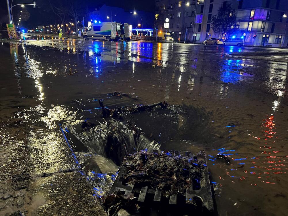 Wasserrohrbruch zu Silvester - Teile Berlins ohne Wasser