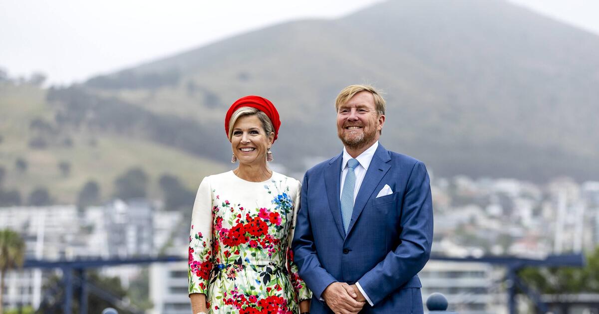 Willem-Alexander en Maxima lachen om de protesten in Zuid-Afrika