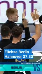 Füchse Berlin besiegen Hannover