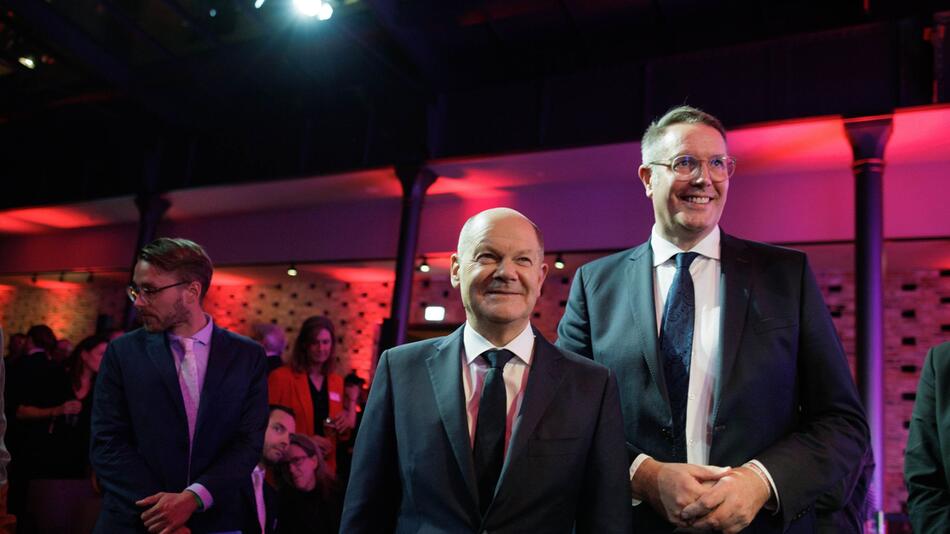 Kanzler Scholz und Ministerpräsident Schweitzer