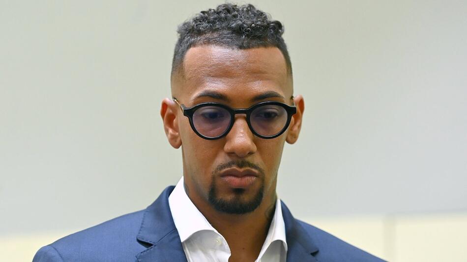 Jérôme Boateng bei der Urteilsverkündung.