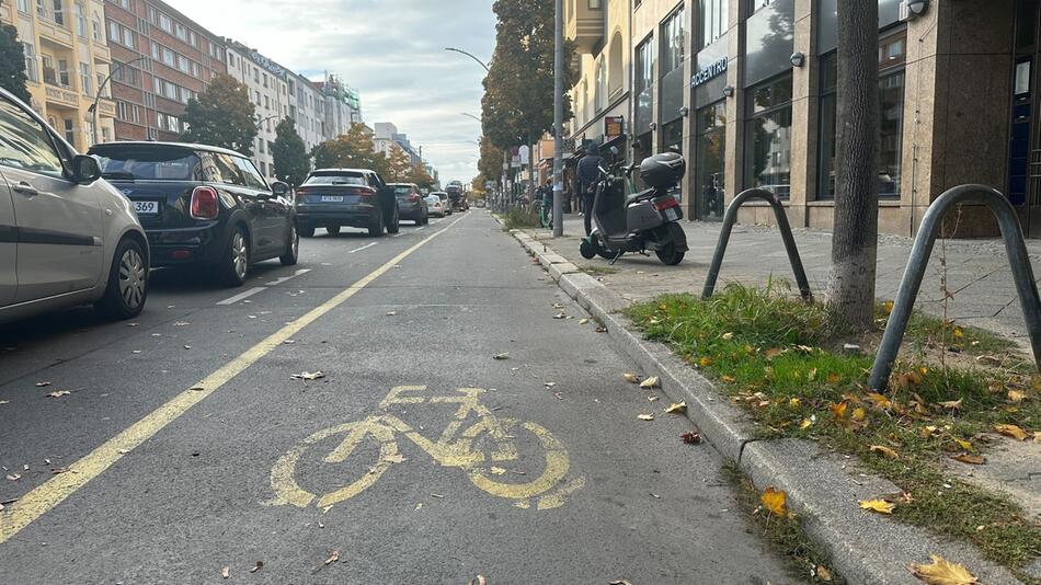 Radweg in der Kantstraße