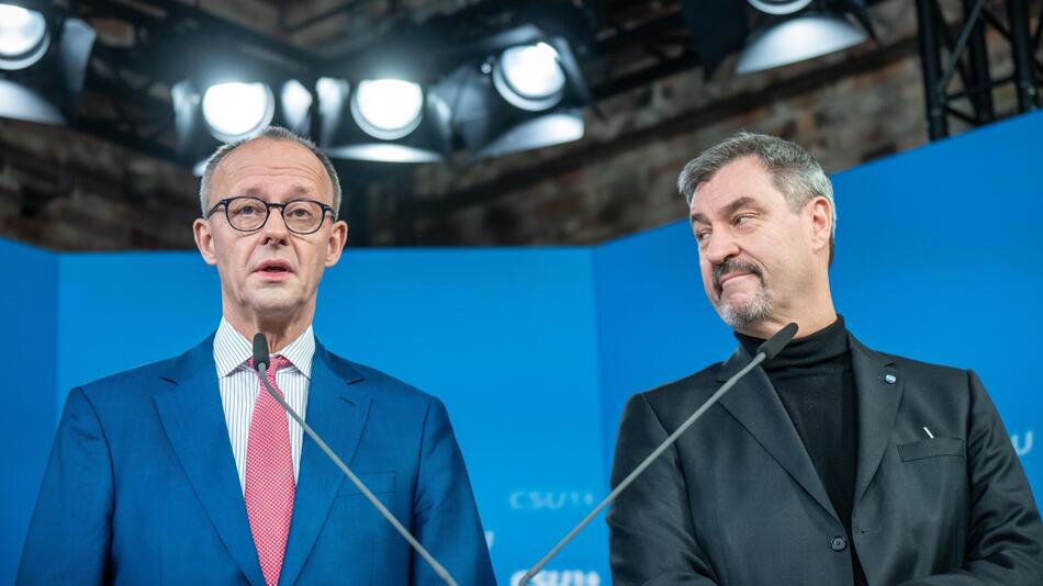 Friedrich Merz (CDU) und Markus Söder (CSU)