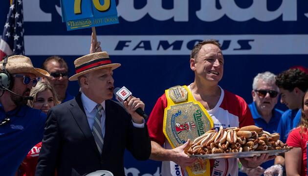 Hot-Dog-Wettessen in New York