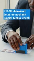 US-Studienvisum nur mit Social-Media-Check