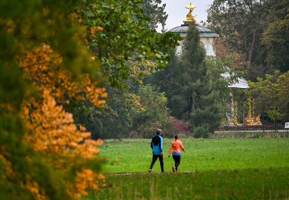 Herbstliche Stimmung im Park Sanssouci