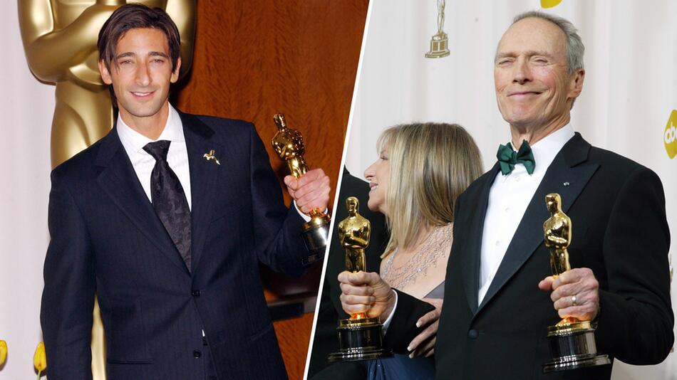 Adrien Brody und Clint Eastwood