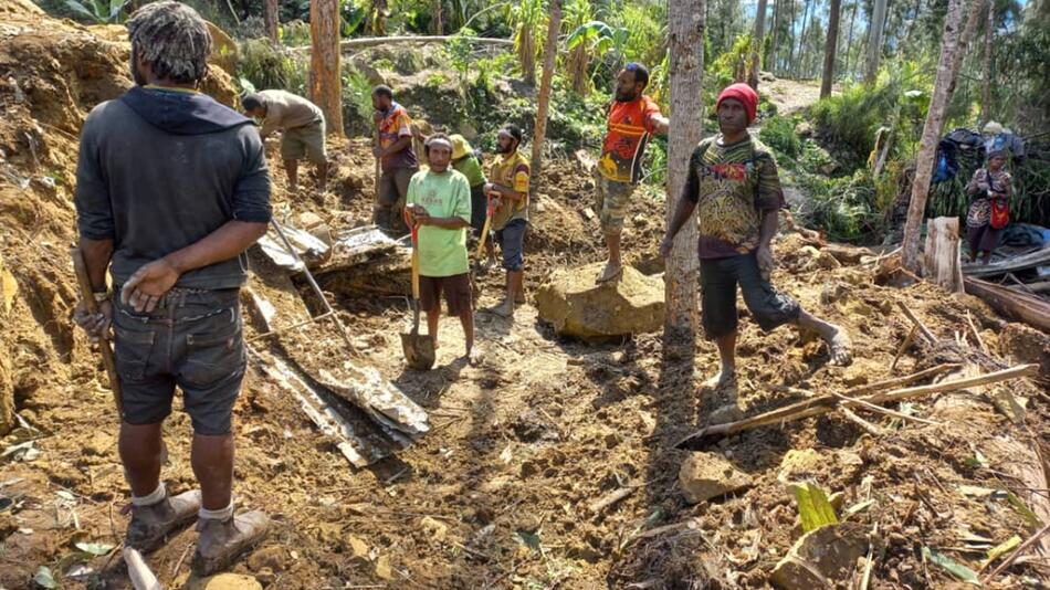 Rettungsarbeiten nach Erdrutsch in Papua-Neuguinea eingestellt