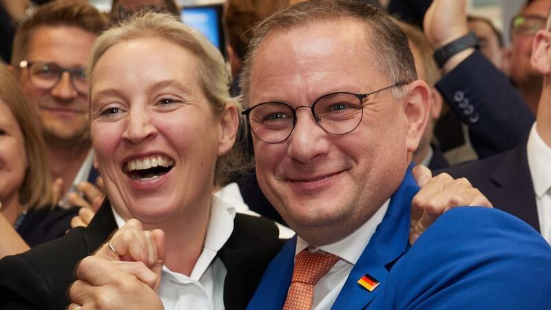 Alice Weidel und Tino Chrupalla