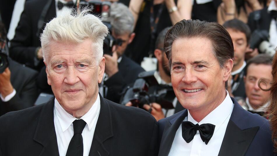 David Lynch (l.) und Kyle MacLachlan in Cannes.