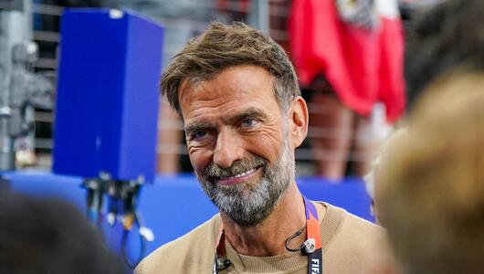 TV-Experte Jürgen Klopp beim Spiel zwischen Argentinien und Österreich.