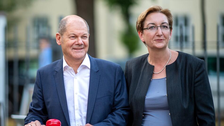 Wahlkampftermin der SPD mit Scholz und Geywitz