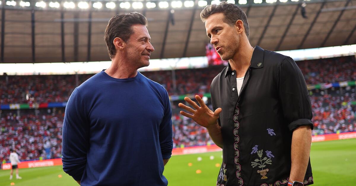 Hugh Jackman en Ryan Reynolds: Hollywood-beroemdheden in het Olympisch Stadion van Berlijn