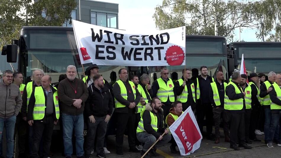 Warnstreik bei Regiobus in der Region Hannover