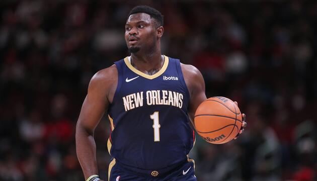 Zion Williamson 1 of the New Orleans Pelicans