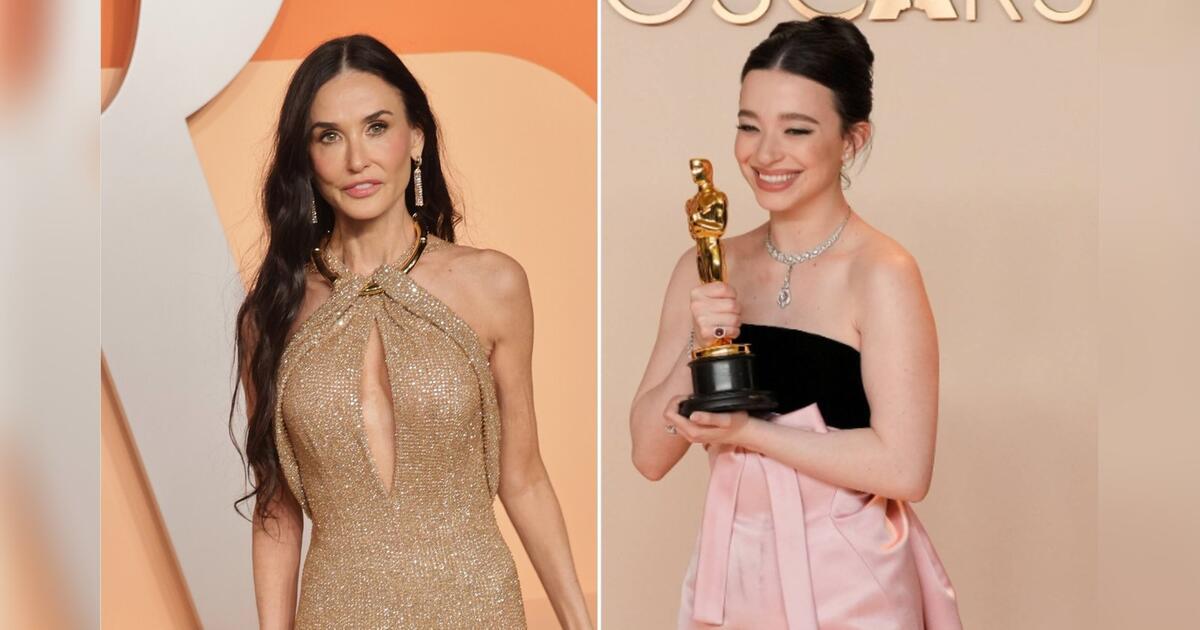 Demi Moore gratuliert Mikey Madison zum Oscar-Sieg