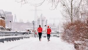 Jogger im Winter