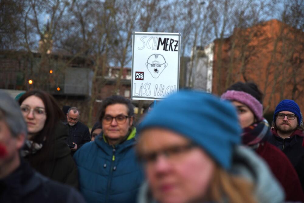 Demonstration zur Migrationspolitik - Magdeburg