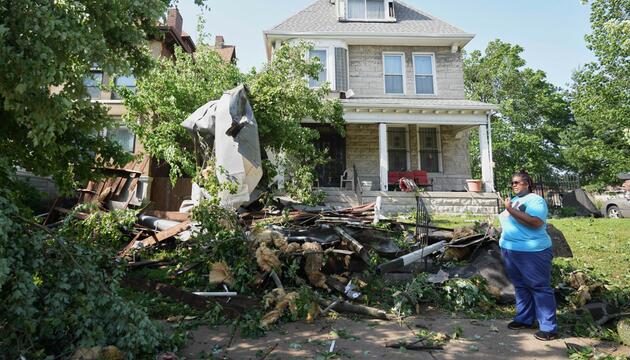 Nach Tornado über St. Louis