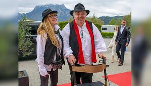 Ein Bild von vor rund zwei Jahren: Michael Schanze an der Seite seiner 2024 verstorbenen ...