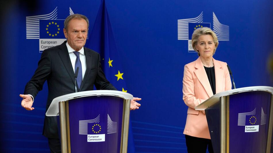 EU-Kommissionspräsidentin von der Leyen empfängt Donald Tusk