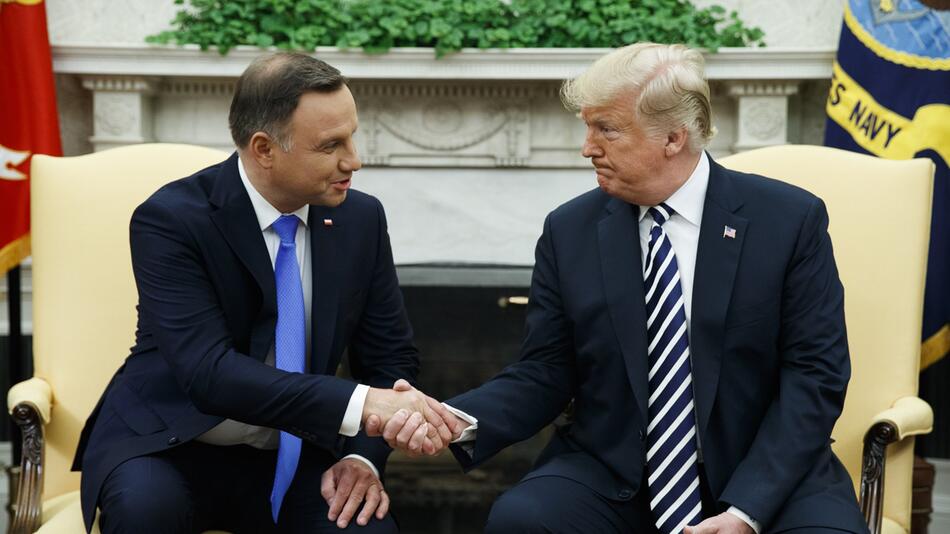 Polens Präsident in den USA