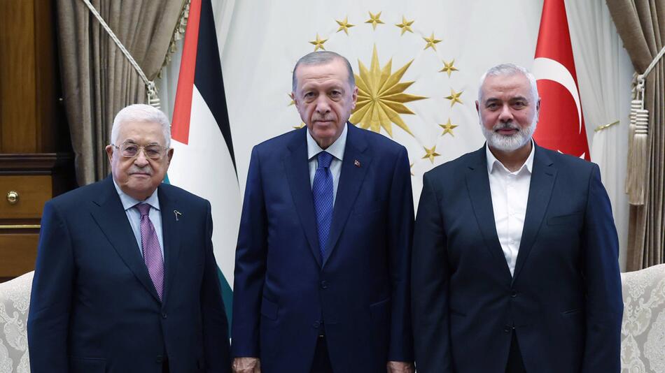 Abbas, Erdogan und Haniyeh