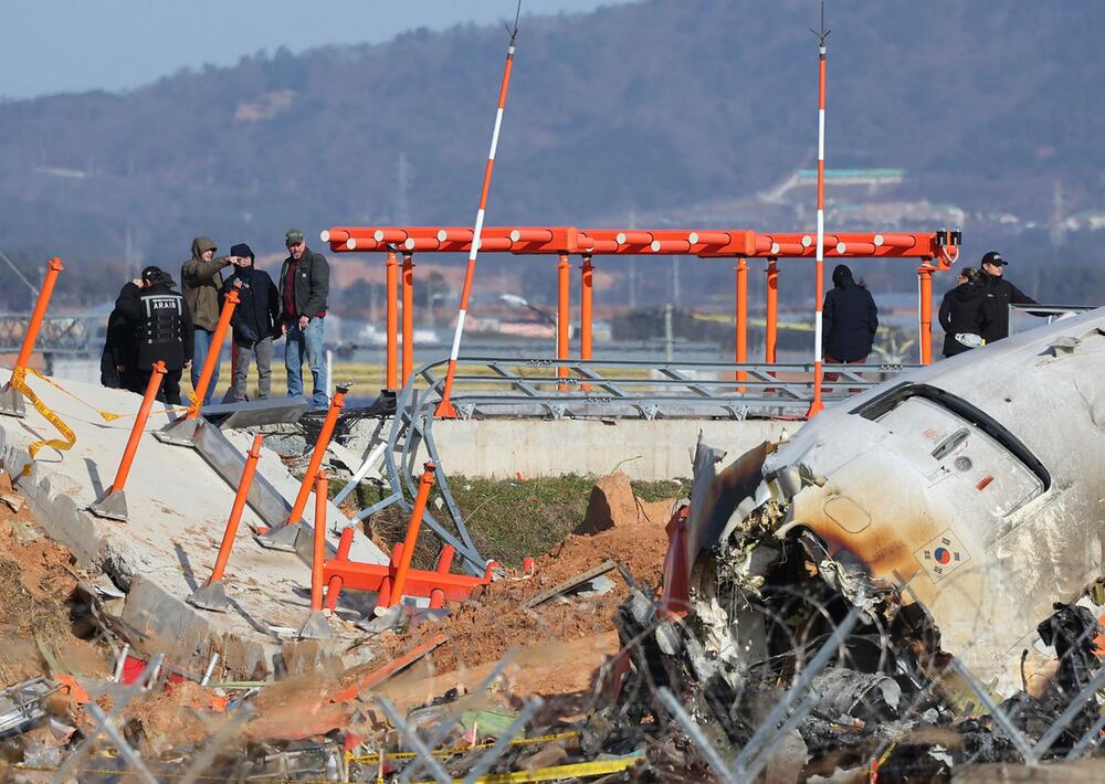 Verunglücktes Passagierflugzeug in Südkorea