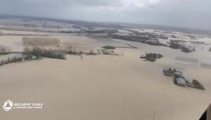 Land unter im Südwesten Frankreichs 