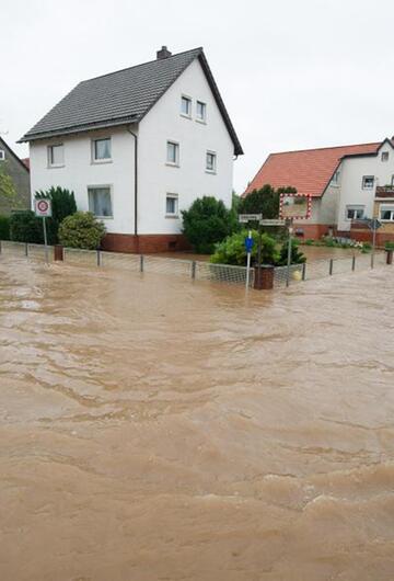 Hochwasser in Rhüden