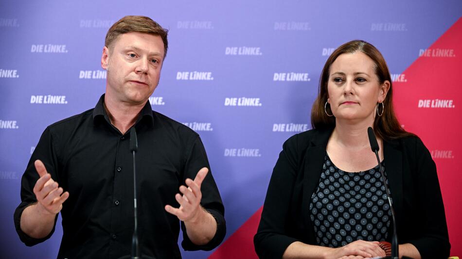 Martin Schirdewan und Janine Wissler von der Linken