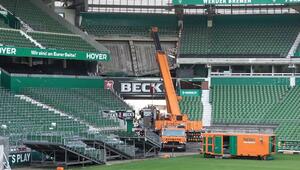 Abbrucharbeiten im Weserstadion - Geschäftsführer Otto: "das nervt hart"