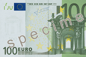 Neuer 100 euro schein