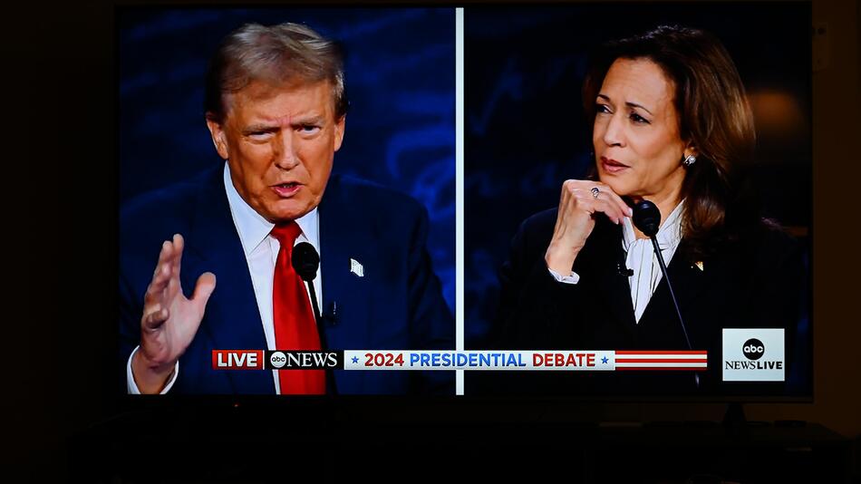 TV-Duell von Kamala Harris gegen Donald Trump in Philadelphia.