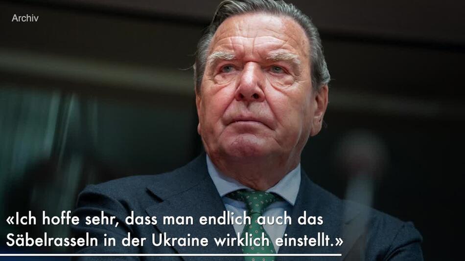 Heckhart Schrder, ex presidente, presidente dell'Unione, SPD, conflitto in Ucraina, fornitura di armi, 2022