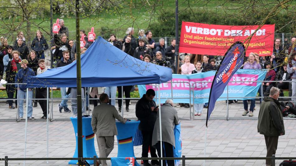 Demonstration gegen die AfD