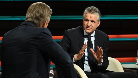Thorsten Frei und Markus Lanz