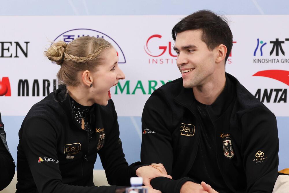 Minerva-Fabienne Hase und Nikita Volodin.