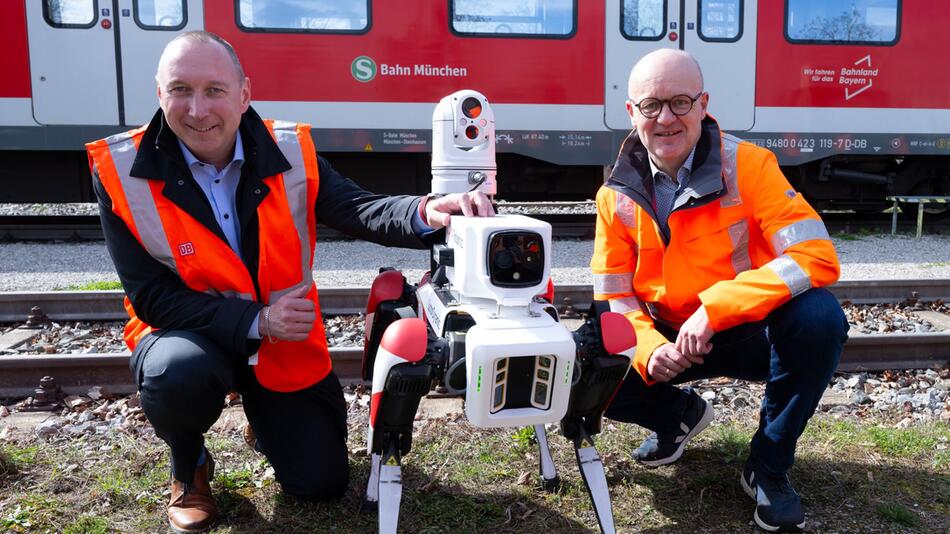 Kamera-Roboterhund bei der Deutschen Bahn