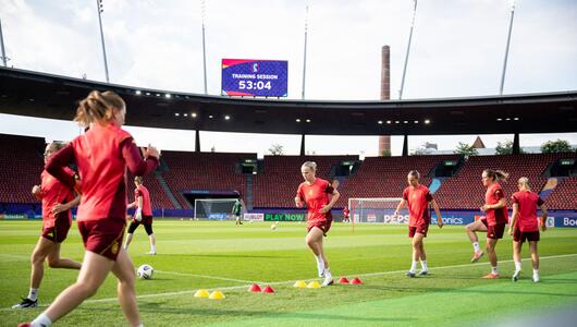 Frauenfußball-EM - Abschlusstraining Deutschland