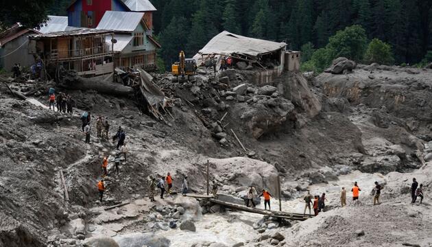 Nach der Sturzflut in Kaschmir