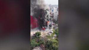 Großbrand verwüstet Wohnhaus in Tirana