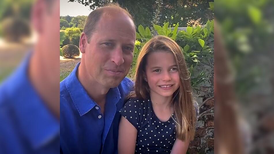 Seltene Aufnahme: Prinz William und Prinzessin Charlotte teilen süße Videobotschaft